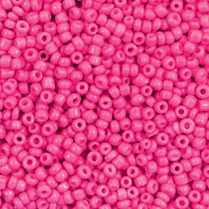 Rocailles 2mm fuchsia pink, 10 gram